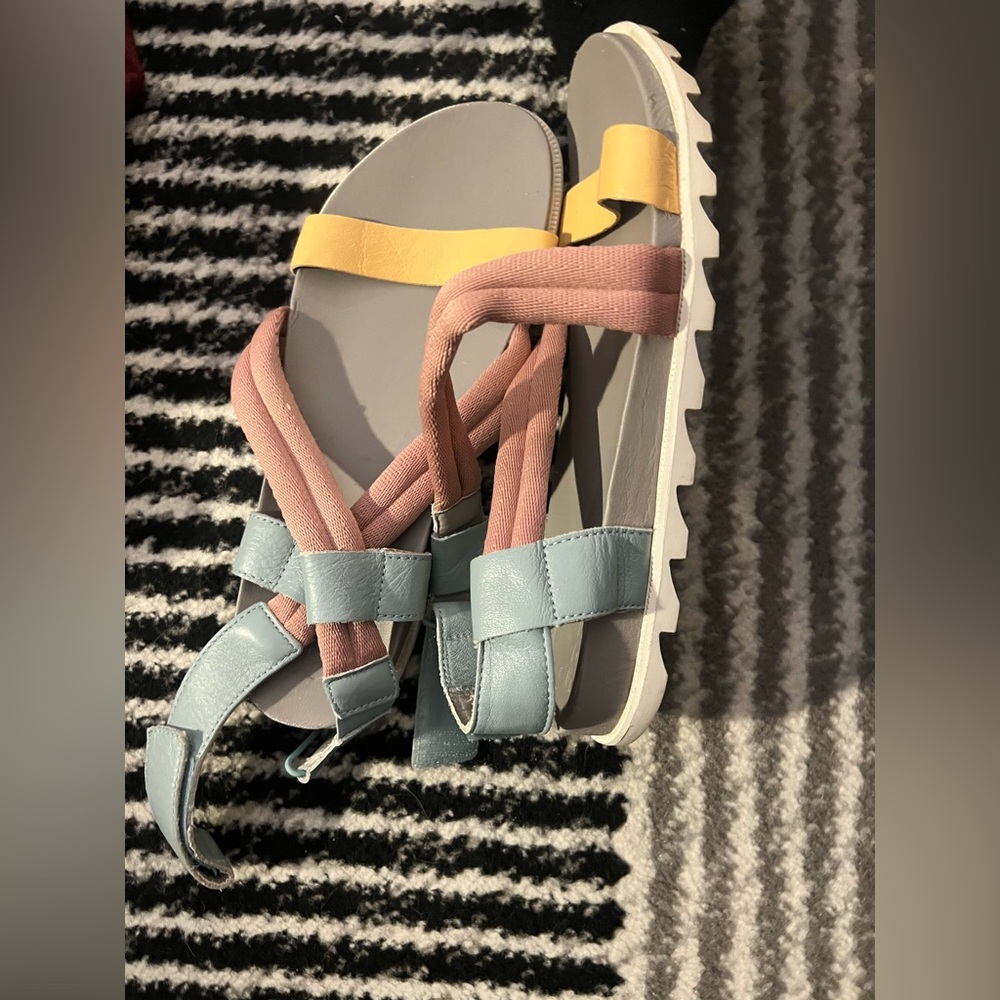 Sorel Multi-Color Strappy Sandals